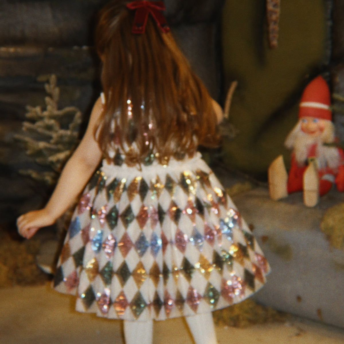 Yvonne Harlekin Dress, Harlekin Sequin