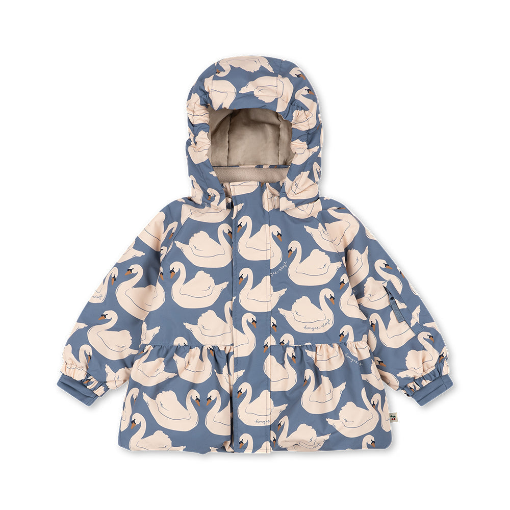 Mismou Frill Snow Jacket, Swan