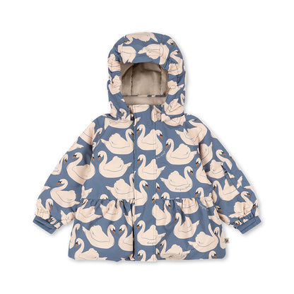 Mismou Frill Snow Jacket, Swan