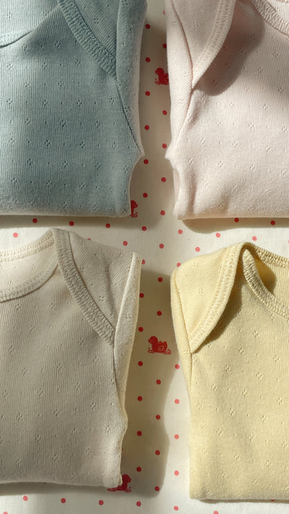 FANGA Perla 2 Pack SS Body OCS, Banana Crepe/Creole