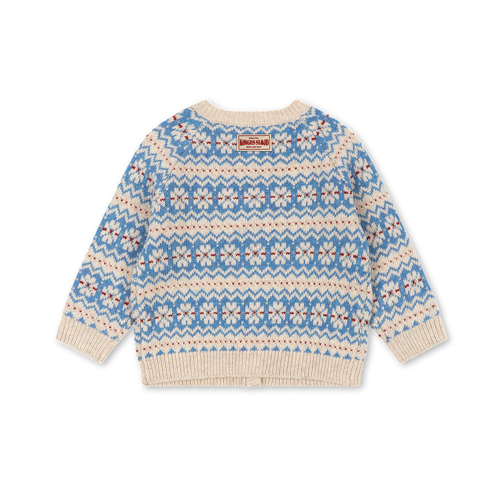 Billi Knit Cardigan, Blue Multi