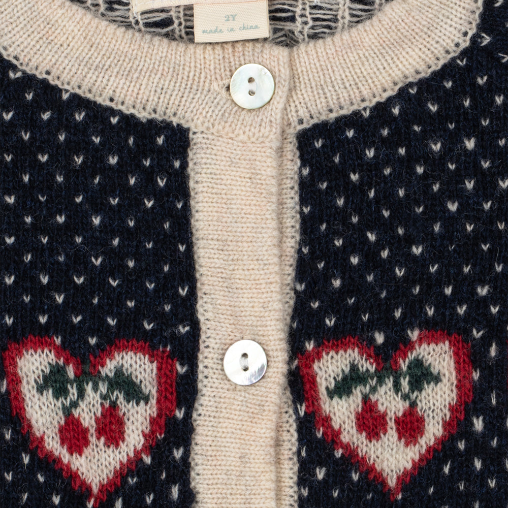 Belou Cardigan, Cherry