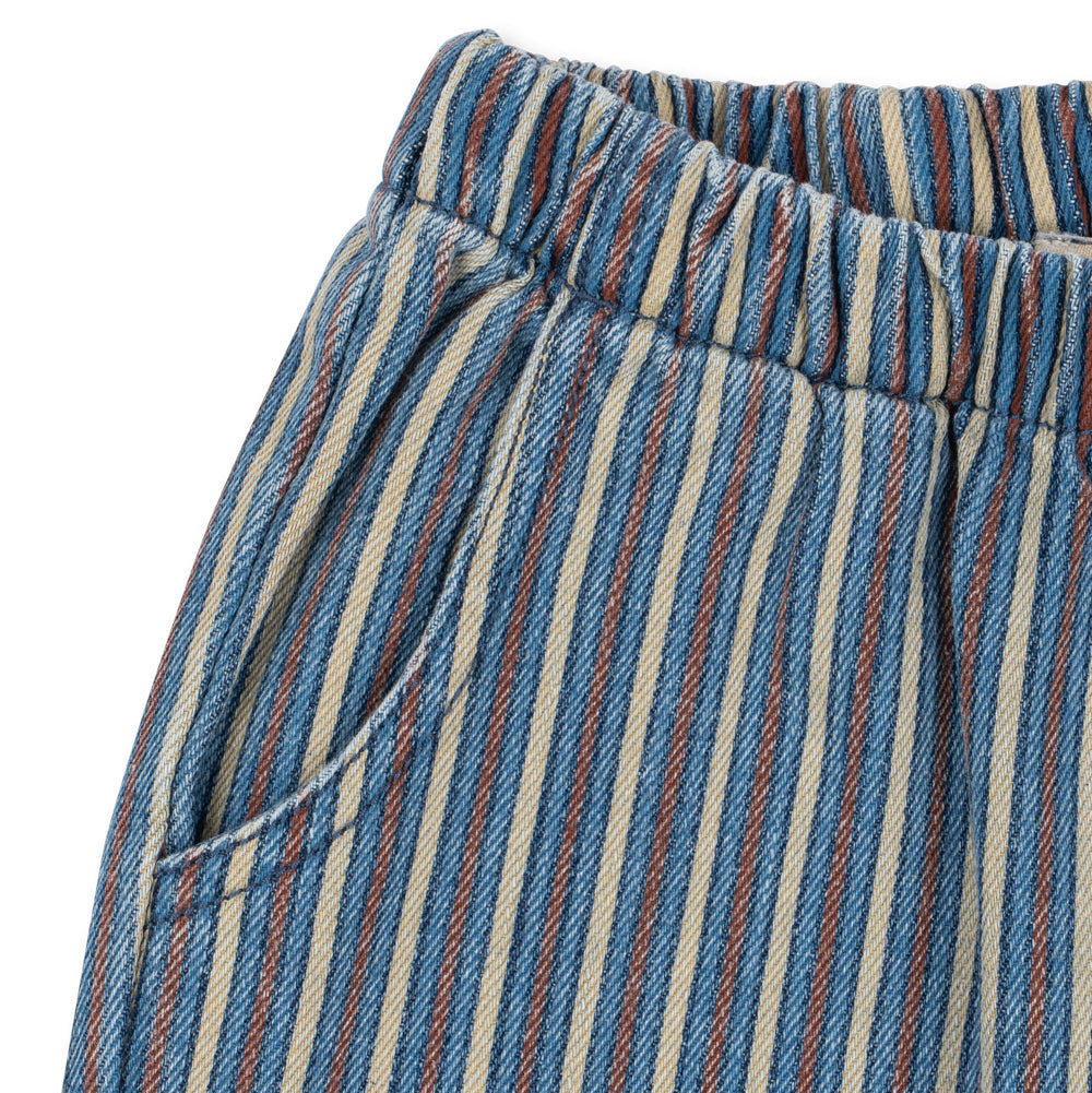 Magot Pants GOTS, Tricolore Bleu
