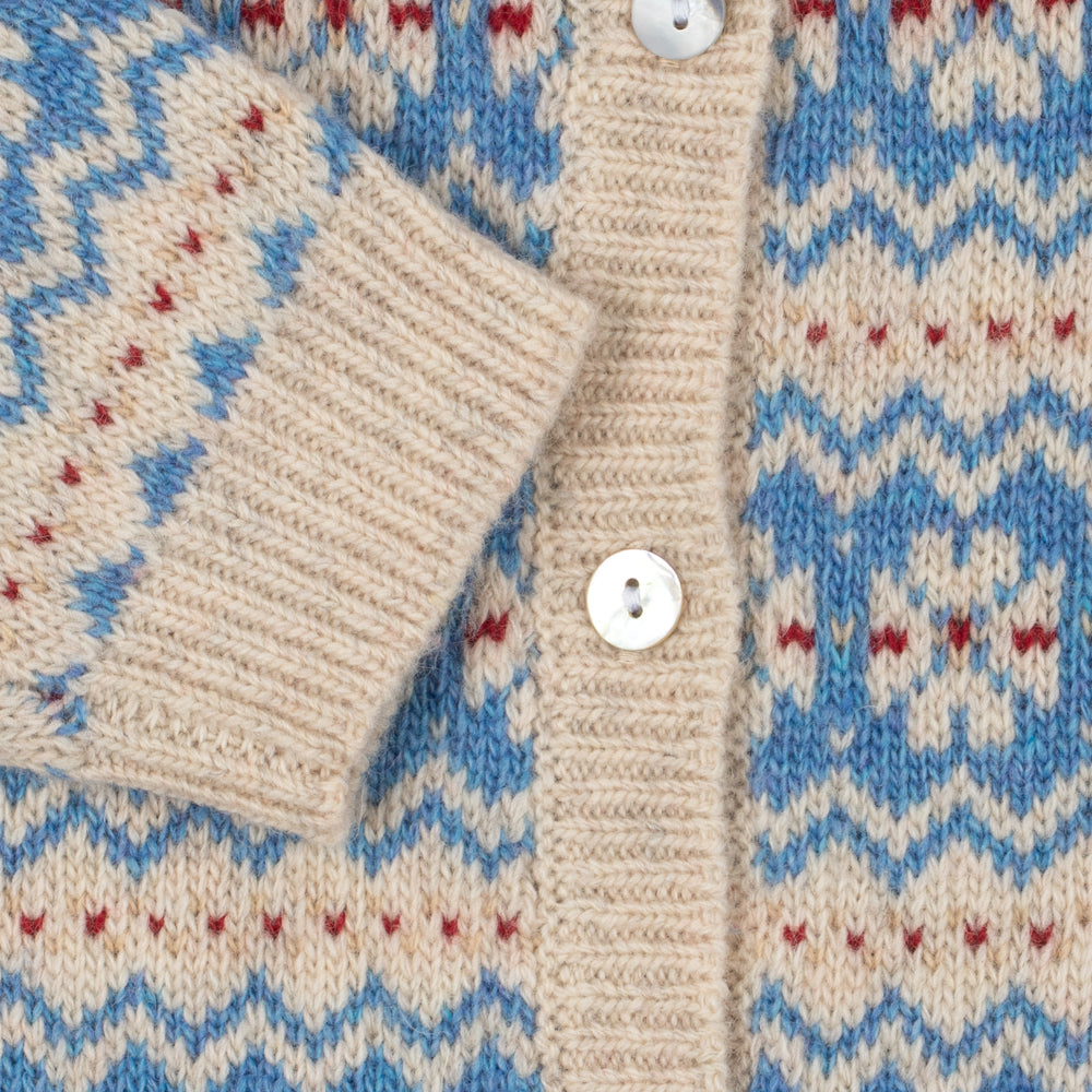 Billi Knit Cardigan, Blue Multi