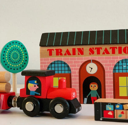 Vilac Grand Express Train Set with Track
