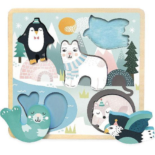 Vilac Touch and Feel Puzzle, Ice